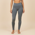 Basket Weave Jacquard Long Legging - Heather Grey