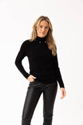 Ribbed Turtleneck Sweater