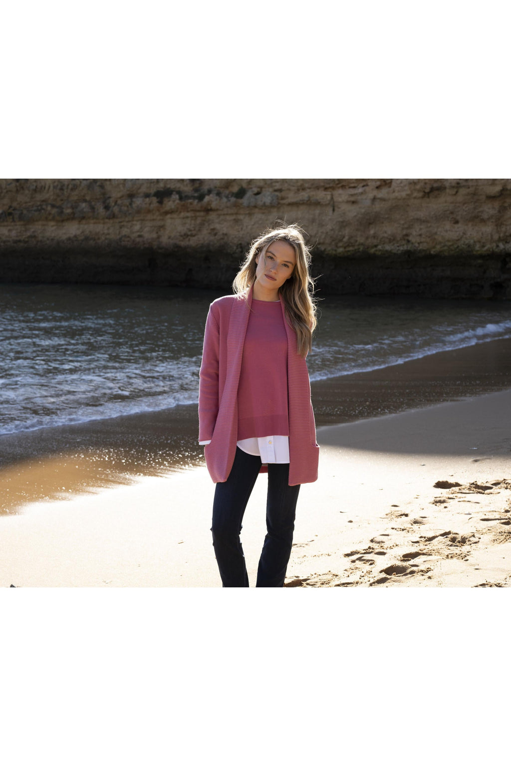 Multi-Knit Cardigan