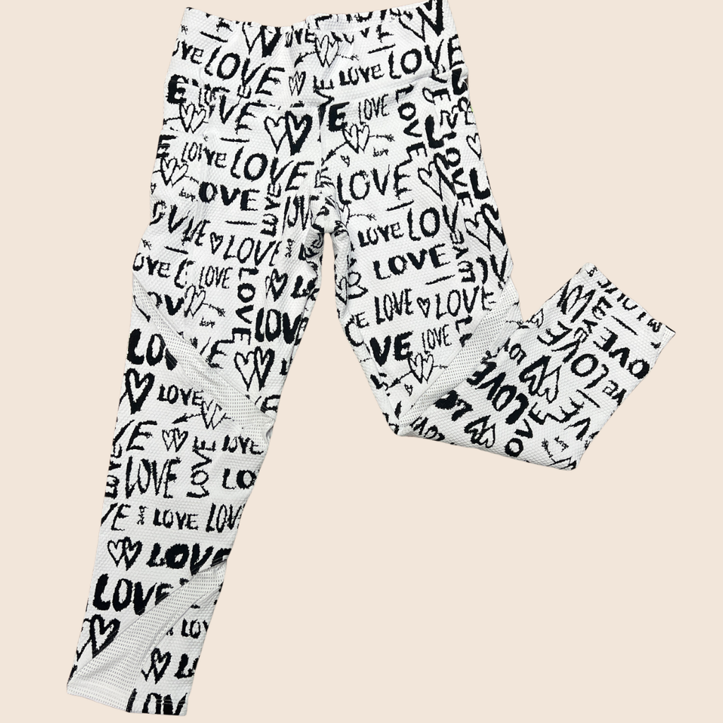 Love Capri Legging - White