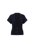 Marble Short Sleeve Knit Cardigan
