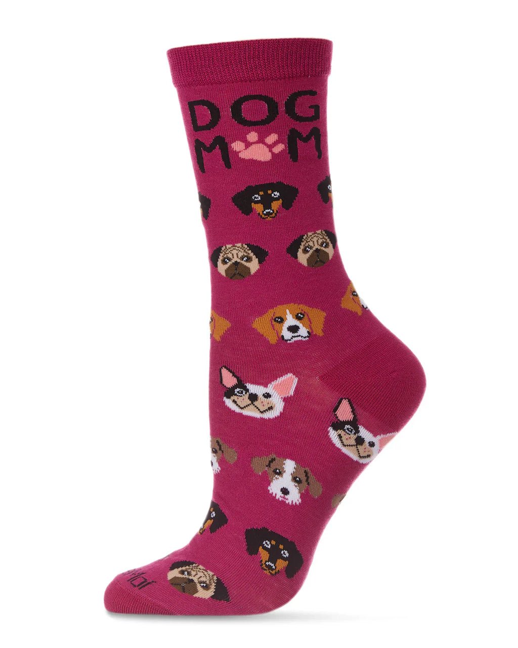 Dog Mom Bamboo Blend Crew Socks