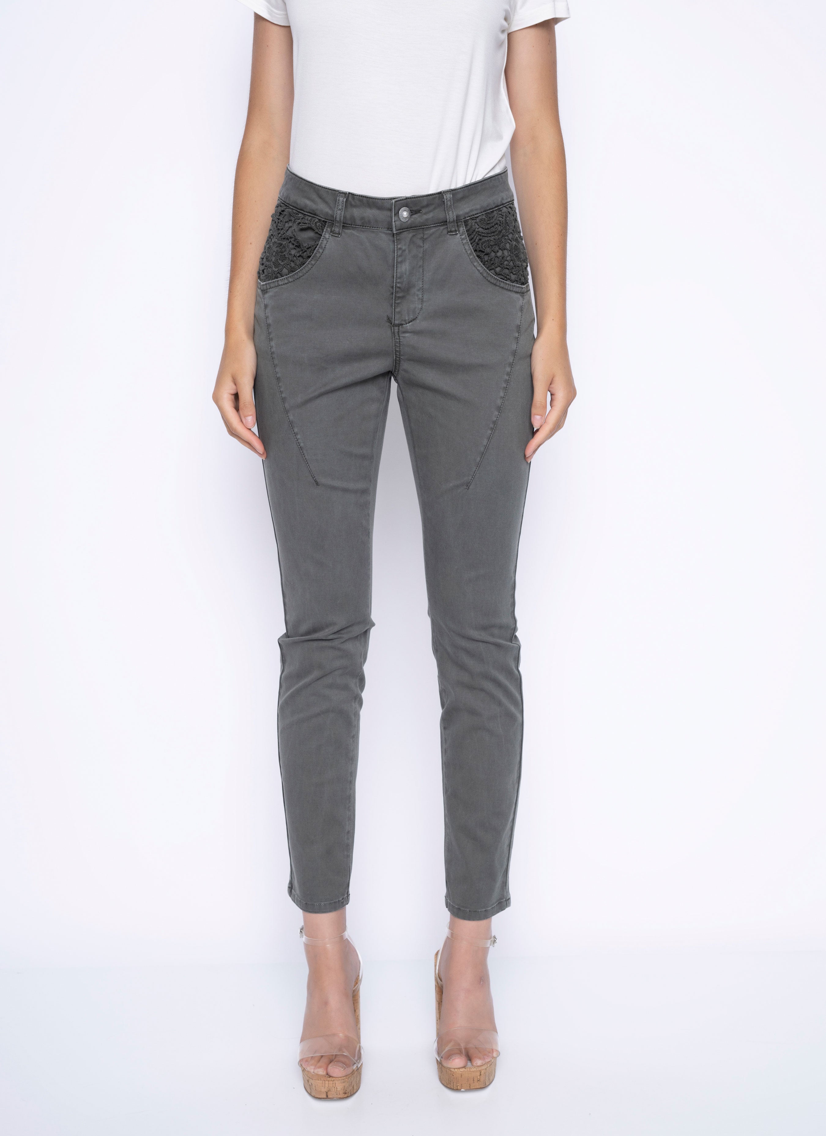 Picadilly Lace Pocket Detail Pants