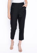 Eyelet Pull-On Straight Leg Pants by Picadilly