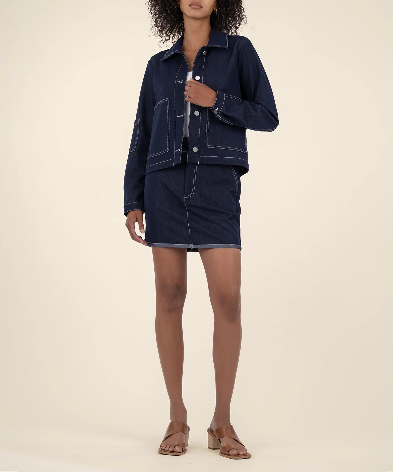 Jolene Collar Denim Jacket