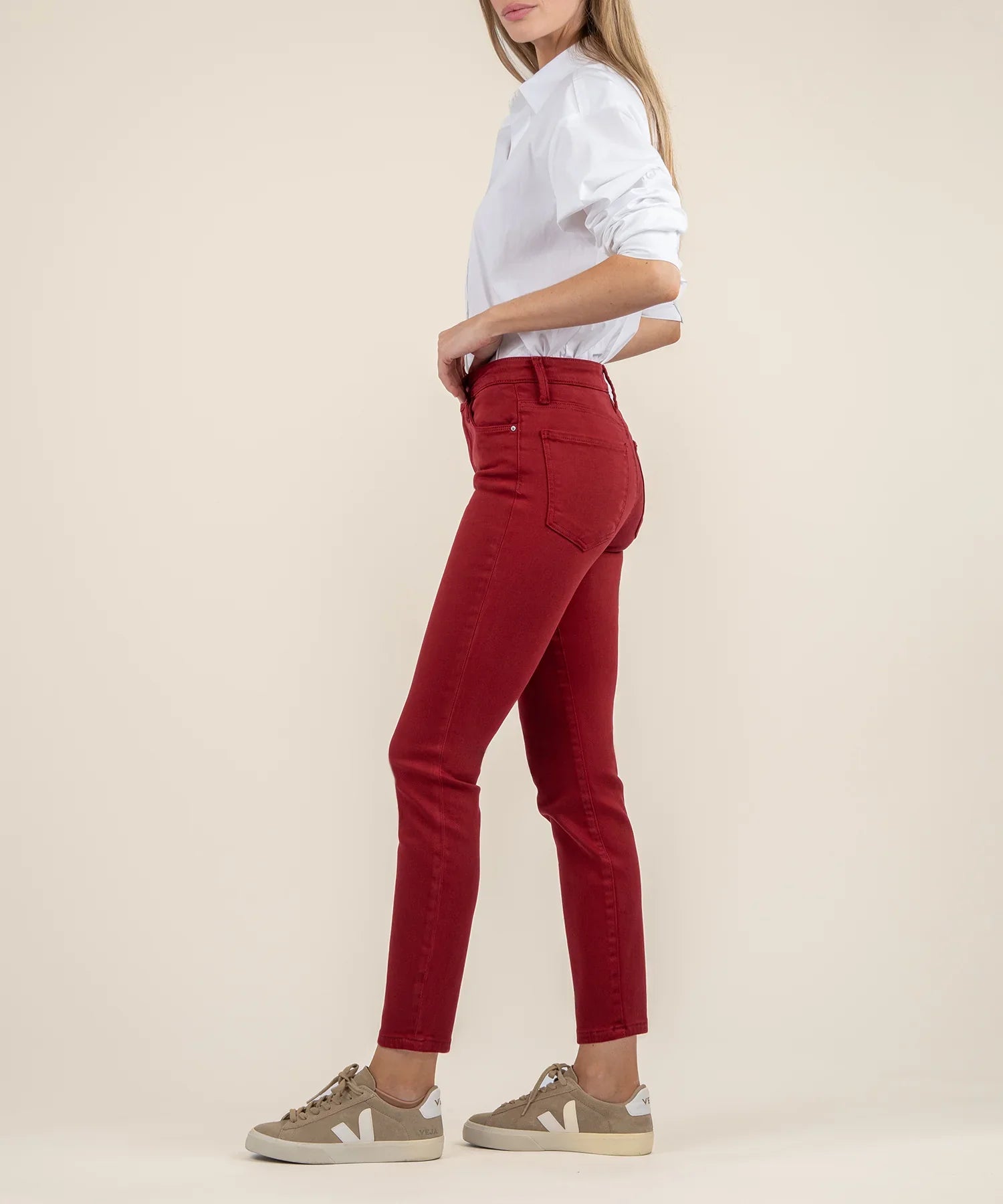 Charlize High Rise Cigarette Leg Pants