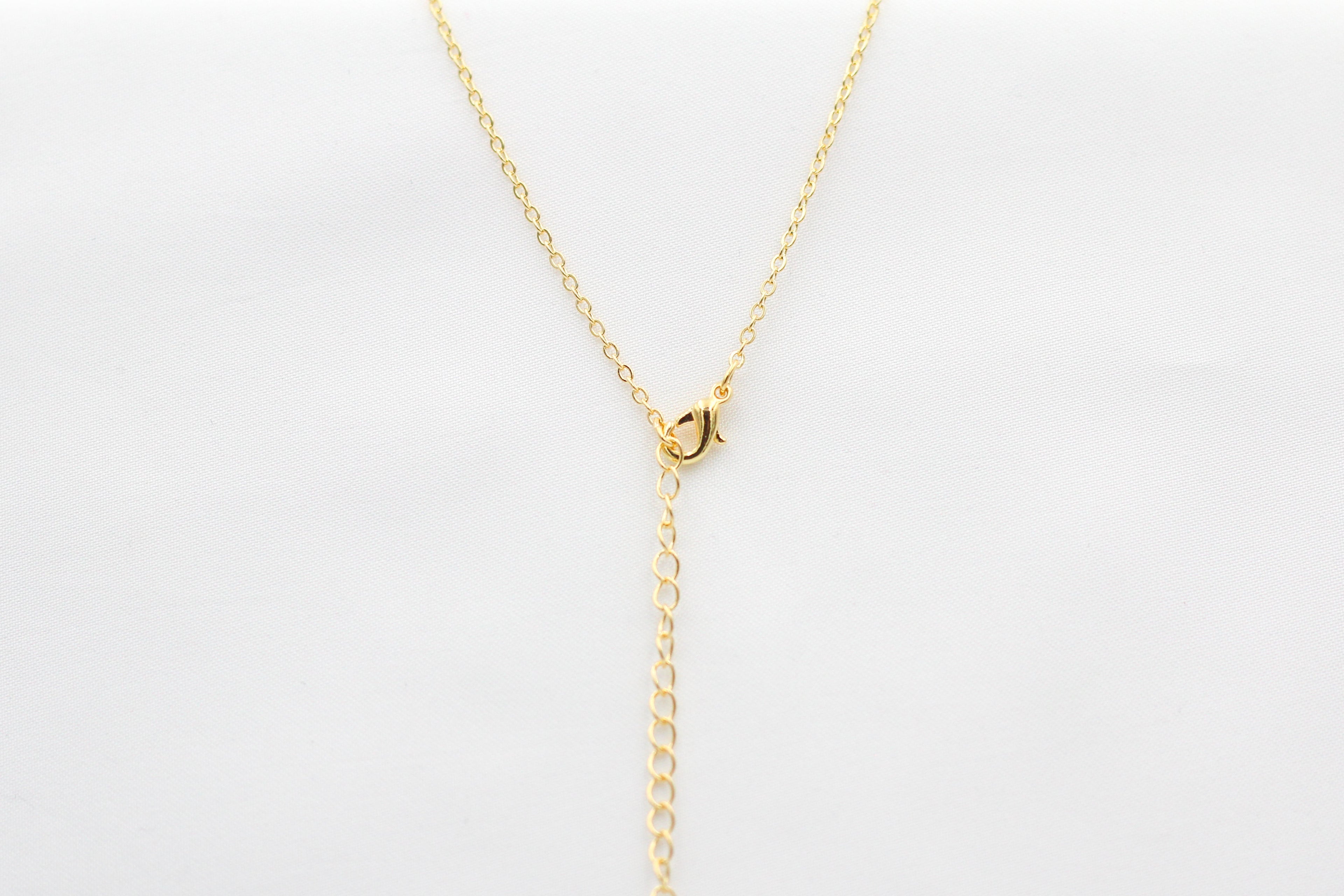 Pentagon Mother of Pearl Pendant Necklace