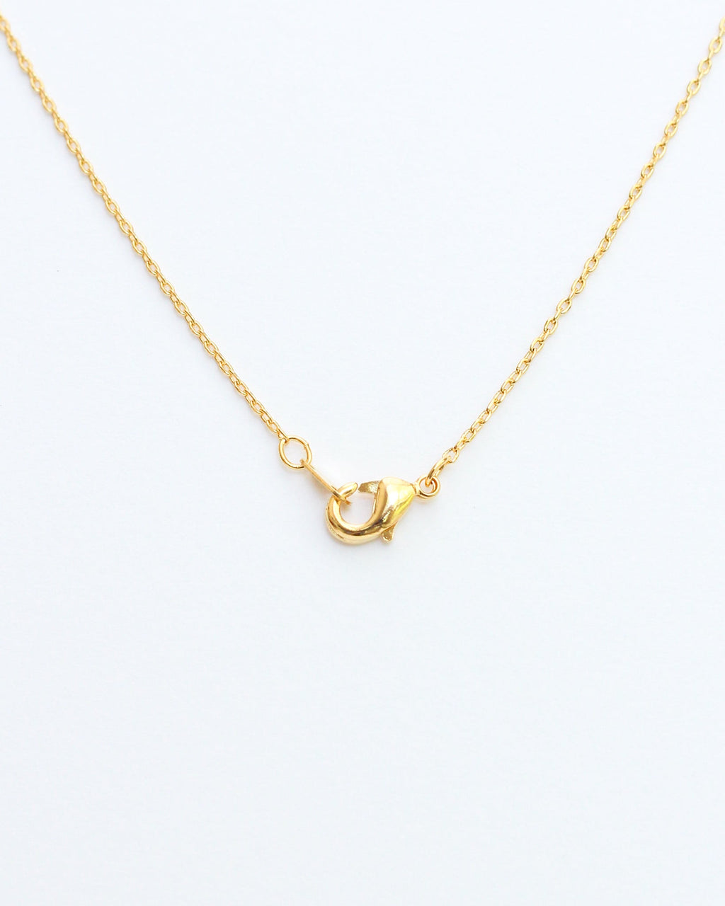 Mini Pave Initial Necklace