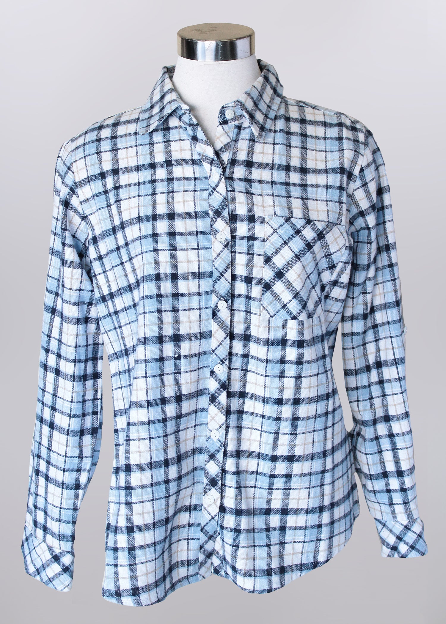 Oversized Plaid Shirt