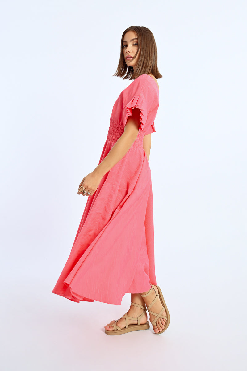 Pretty In Pink Maxi Dress