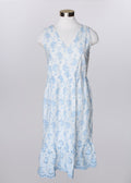 Sleeveless Eyelet Embroidered Dress