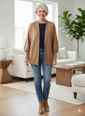 The Effortless Fine Knit Cardigan by Molly Bracken