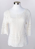 Crochet 3/4 Sleeve Top