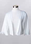 Ruffled Sleeve Knit Bolero