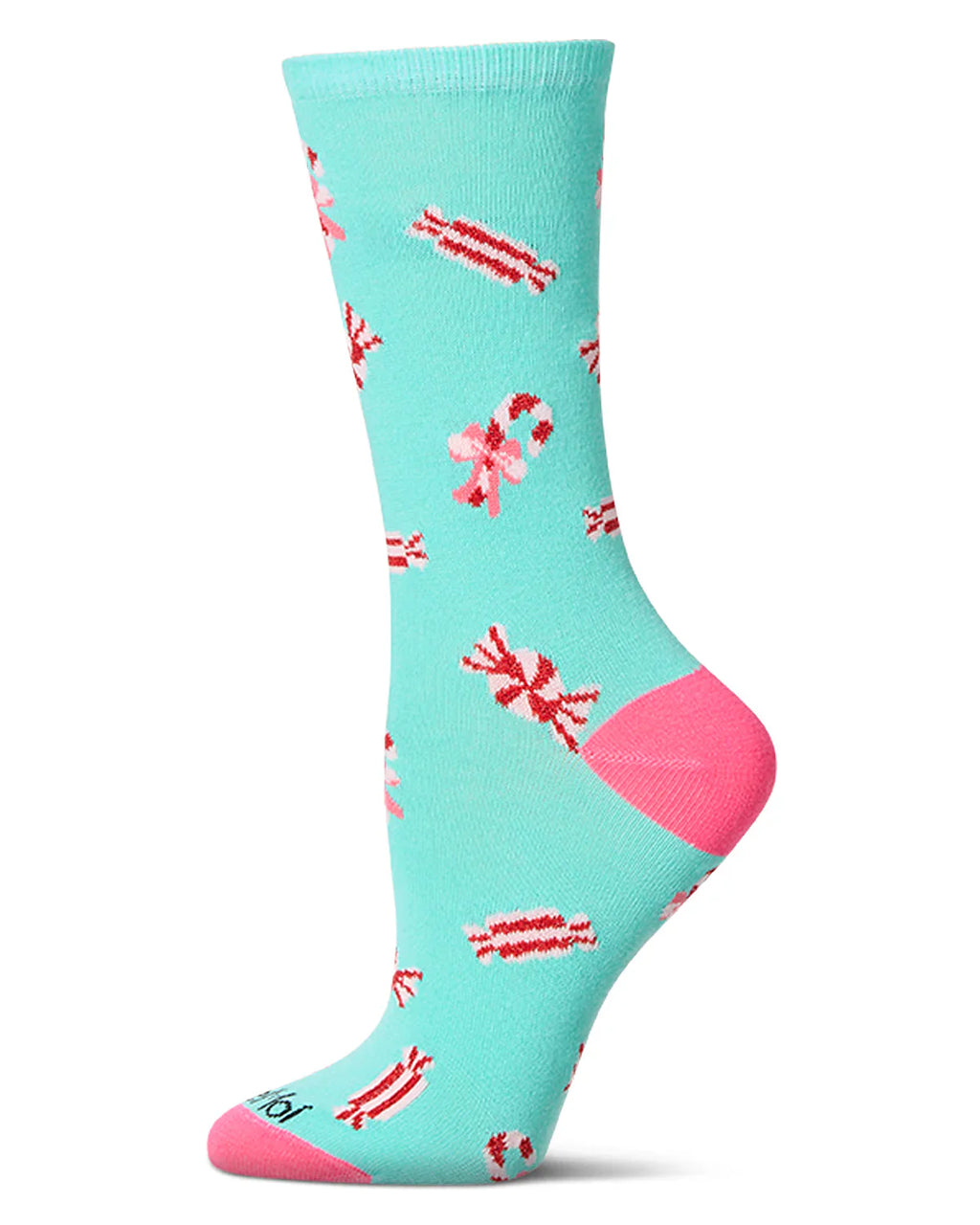 Women's "Holiday Candy" Christmas Novelty Crew Sock