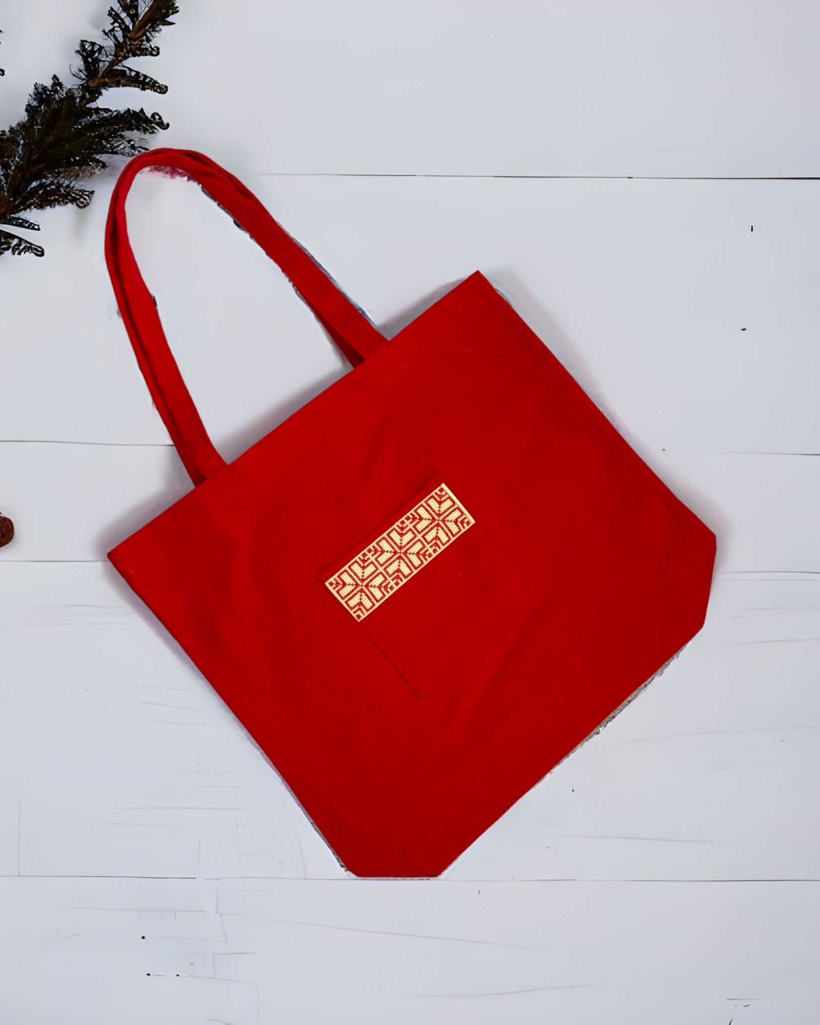 Tatreez Fabric Tote Bag
