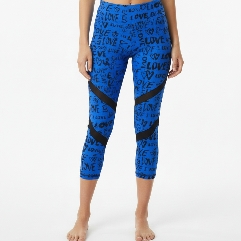Love Capri Legging - Blue