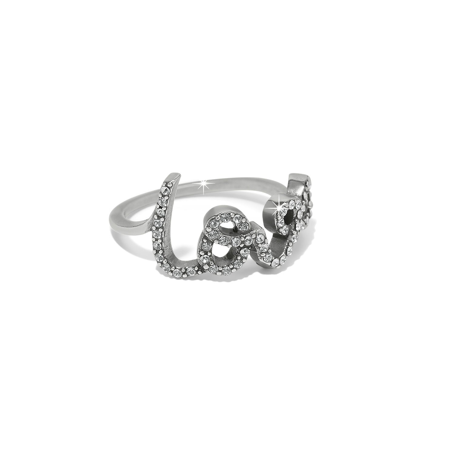 Brighton Love Script Sparkle Ring
