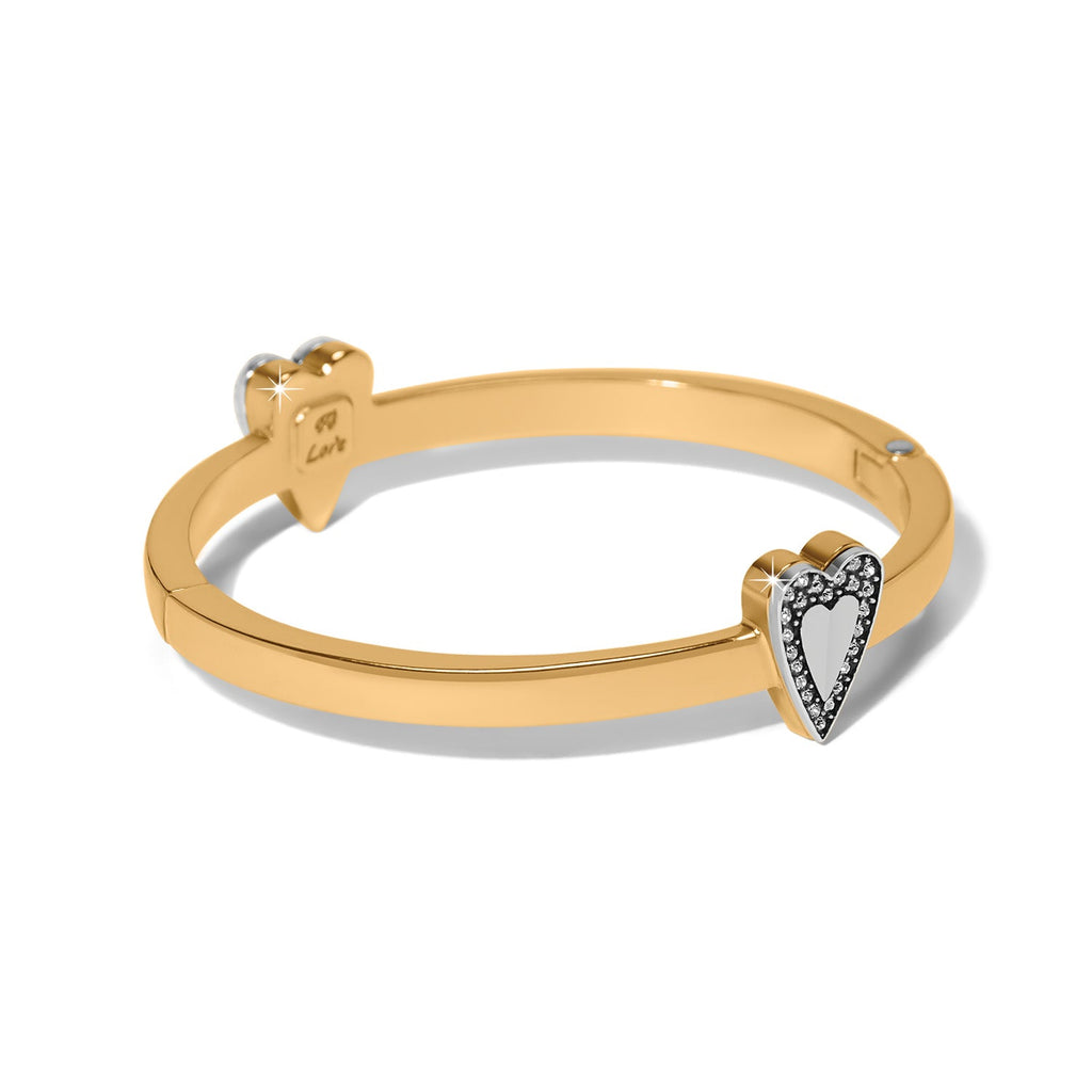 Brighton Love Messages Be Bold Hinged Bangle